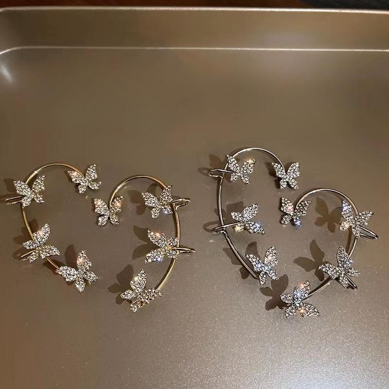 2pcs Butterfly Earrings for Women, Party and Wedding Accessories